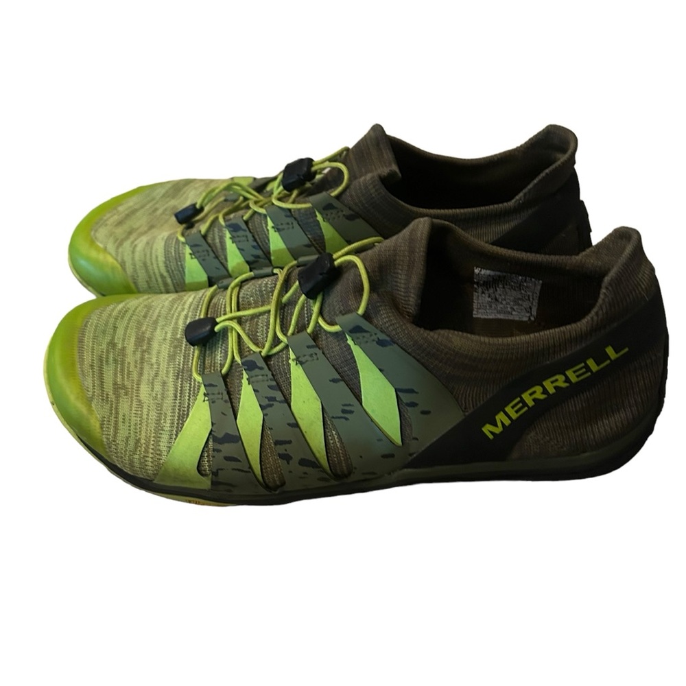 Merrell Turbulance (Chartreuse & Olive) Trail Glove 5 3D Running Shoes Size 10. - Picture 7 of 7